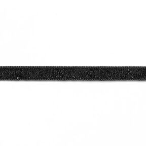 Ruban de velours Métallique [10 mm] – noir, 