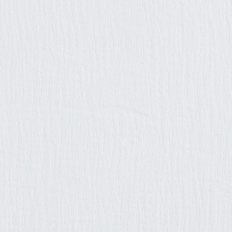 Mélange lin coton Jacquard Motif de vagues – blanc,  image number 3