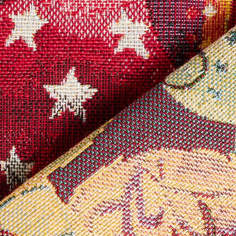 Tissu de décoration Gobelin Boules de Noël multicolores,  image number 4