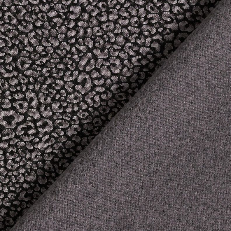 Maille jacquard Léo – gris/noir,  image number 4