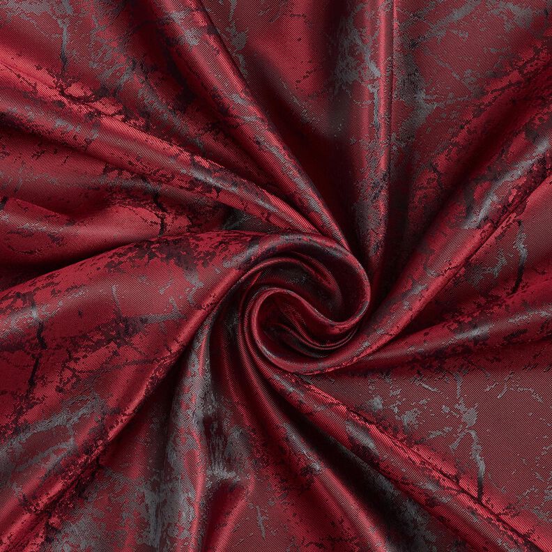 Tissu de doublure Jacquard Marbré – rouge bordeaux,  image number 3