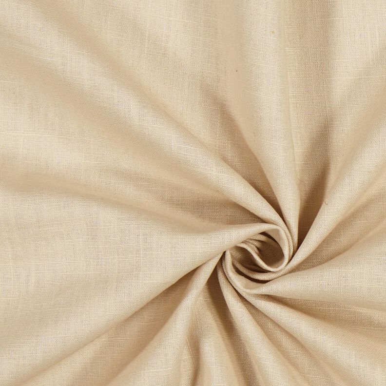 Tissu de lin en ramie mélangée medium – sable,  image number 1