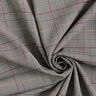 Viscose stretch Prince de Galles – gris/rose vif,  thumbnail number 3