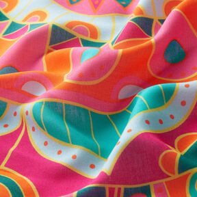 Paréo serviette de plage avec mandalas – pourpre/orange, 