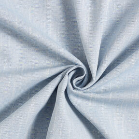 Tissu de décoration Semi-panama Structure légère – bleu clair/beige clair, 