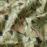 Tissu en coton Cretonne feuilles tropicales – noir/vert,  thumbnail number 2