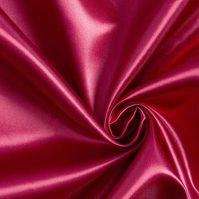 Satin polyester – rouge bordeaux, 