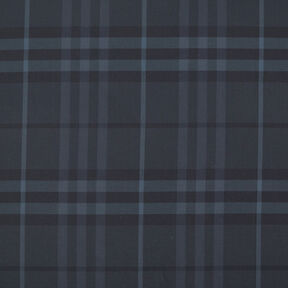 Tissu pour chemise à carreaux tartan – bleu nuit/noir | Reste 60cm, 
