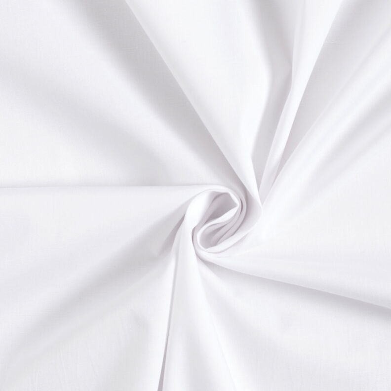 Popeline Stretch Uni – blanc,  image number 1