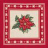 Tissu de décoration pièce Gobelin Etoile de Noël – rouge,  thumbnail number 1