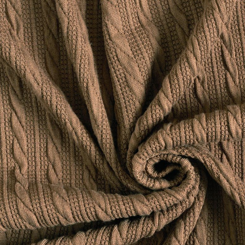 Tricot Cloqué Torsades – dune,  image number 3