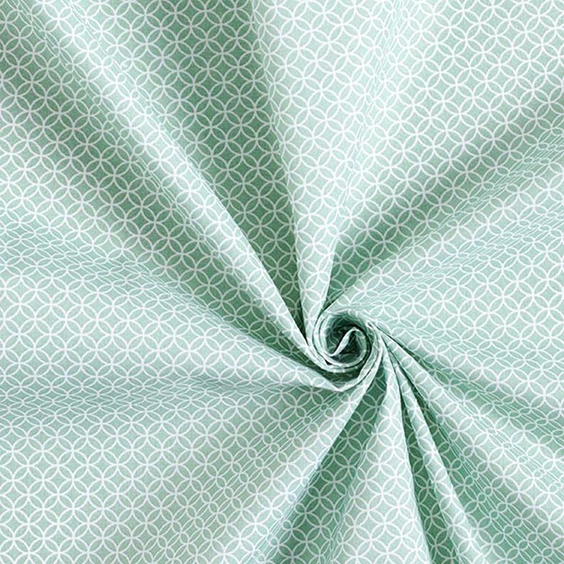 Tissu en coton Cretonne Motif petits carreaux – vert clair,  image number 3