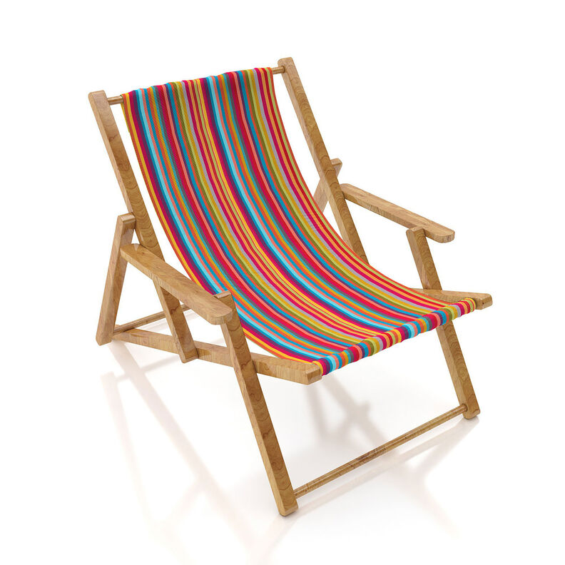 Extérieur Tissu pour chaise longue Rayures verticales 44 cm – framboise/bleu aqua,  image number 8