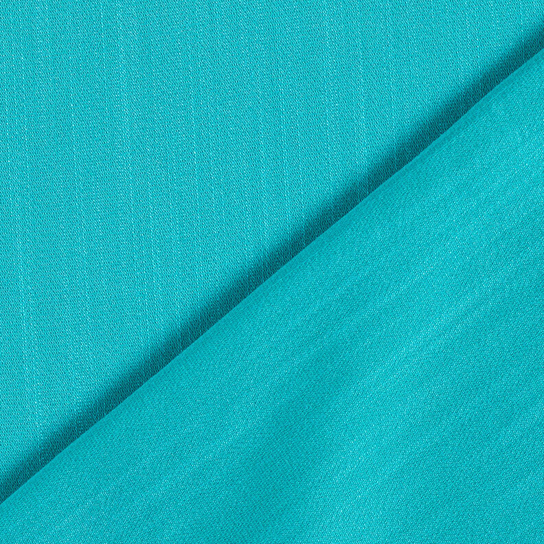 Coton mélangé structuré – turquoise,  image number 4