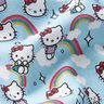 Popeline coton Arcs-en-ciel Hello Kitty Tissu sous licence | SANRIO – bleu ciel,  thumbnail number 2