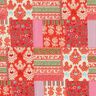 Tissu en coton Cretonne Patchwork floral – chili,  thumbnail number 1