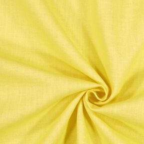 Tissu de lin en ramie mélangée medium – jaune soleil, 