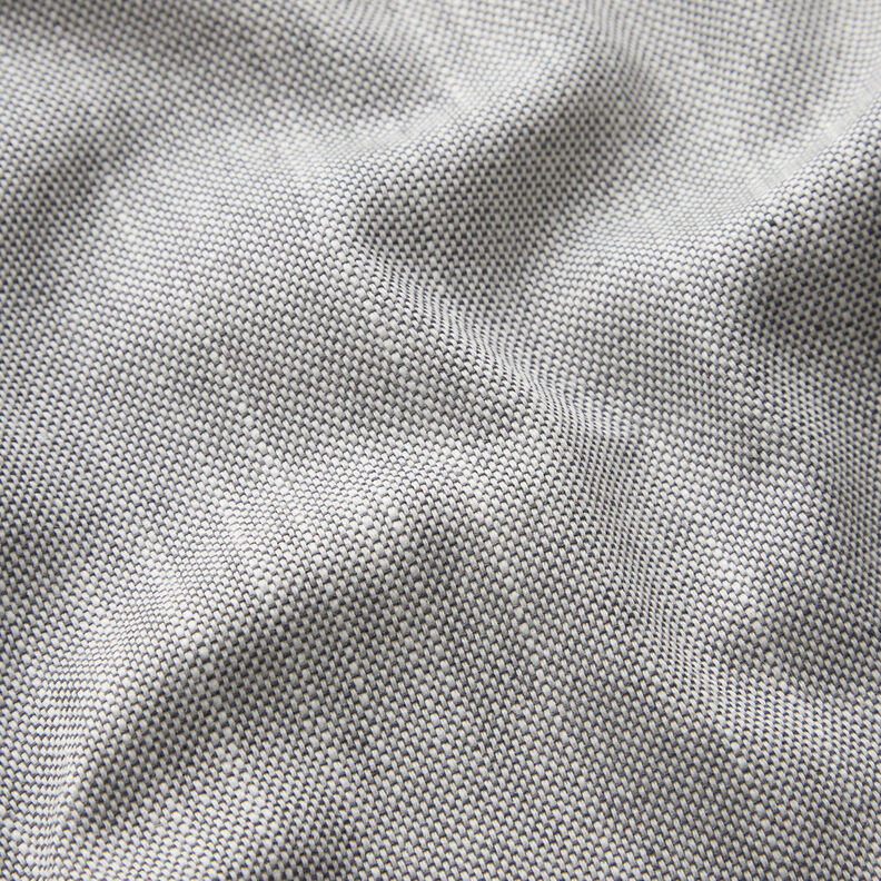 Tissu de décoration Semi-panama Structure légère – gris schiste/beige clair,  image number 2