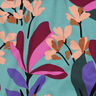 Rosella Stretch Spring Garden | Nerida Hansen – bleu aqua/rouge bordeaux,  thumbnail number 2