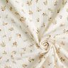 Tissu double gaze de coton Petites branches | by Poppy – ivoire/brun faon,  thumbnail number 3