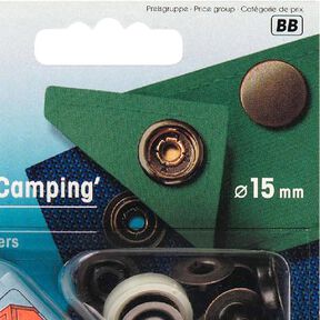 Boutons-pression Sport & Camping [Ø 15 mm] - or vieilli| Prym, 