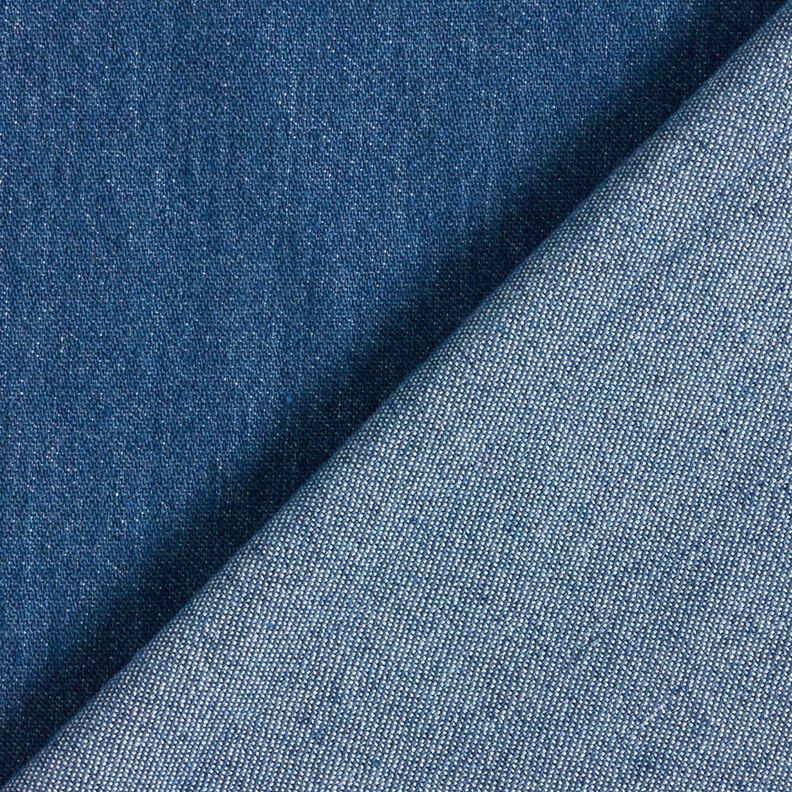 Denim léger extensible recyclé – bleu jean,  image number 4