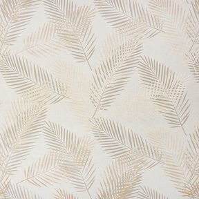 Tissu opaque palme metallic – beige/or, 