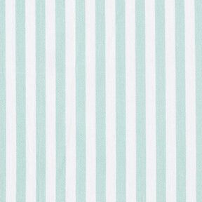 Tissu de décoration Semi-panama rayures verticales – menthe/blanc, 