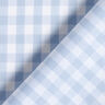Tissu en coton Vichy à carreaux 1 cm – jean bleu clair/blanc,  thumbnail number 4