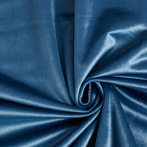 Tissu de décoration Velours – gris bleu, 