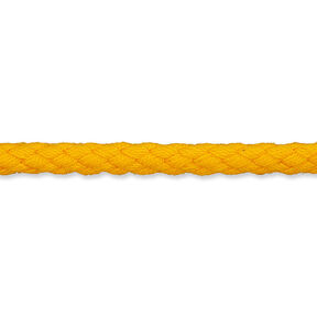 Cordon en coton [Ø 5 mm] – jaune soleil, 