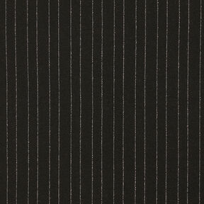 Jersey romanite Fines rayures en lurex – noir, 