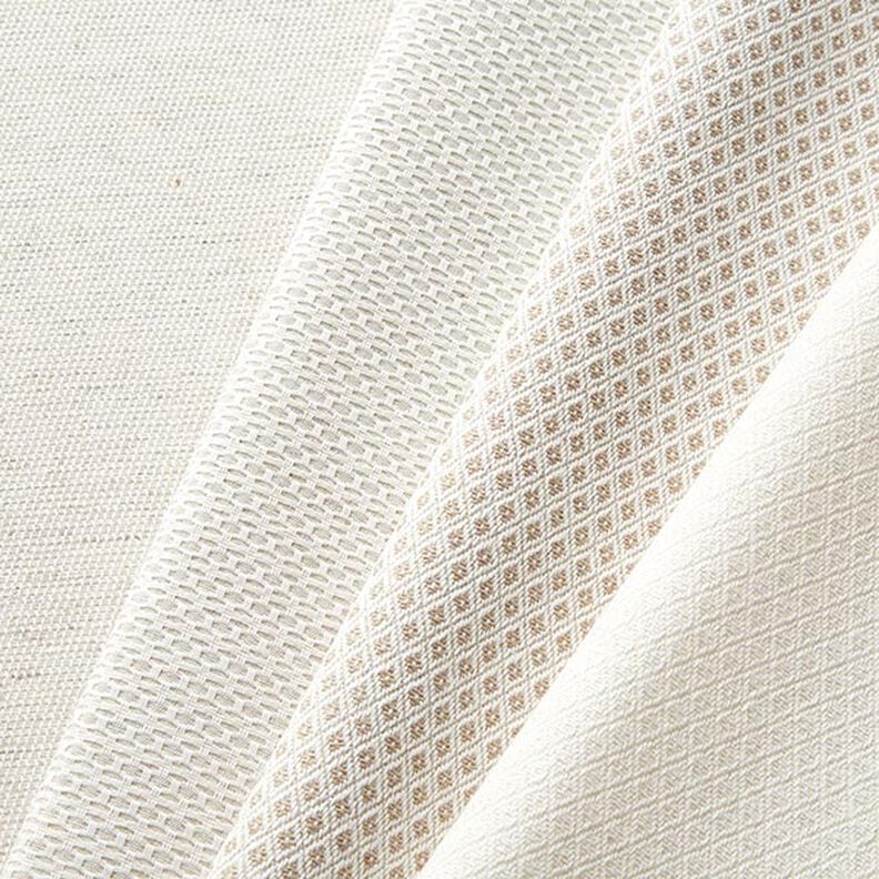 Tissu de décoration Jacquard Petites alvéoles – beige clair,  image number 4