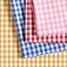 Tissu en coton Vichy à carreaux 1 cm – rose/blanc,  thumbnail number 5
