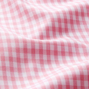 Tissu en coton Vichy à carreaux 0,5 cm – rose/blanc, 