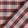 Flanelle Carreaux et chevrons – rouge bordeaux/gris foncé,  thumbnail number 4