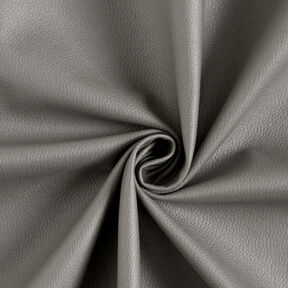 Tissu de revêtement Imitation cuir Léger gaufrage – gris, 