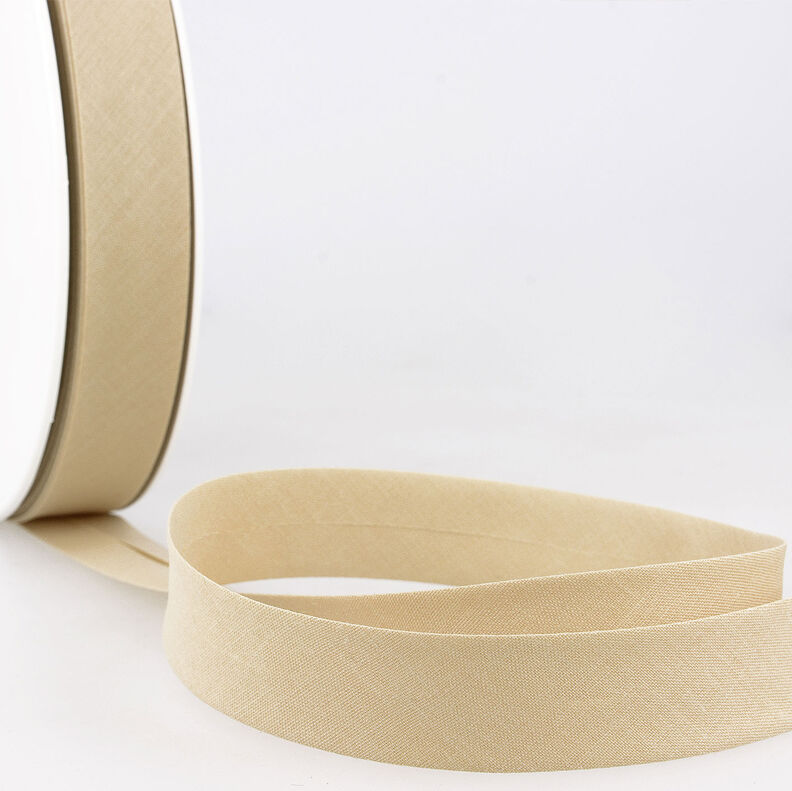 Biais Polycotton [20 mm] – beige clair,  image number 1