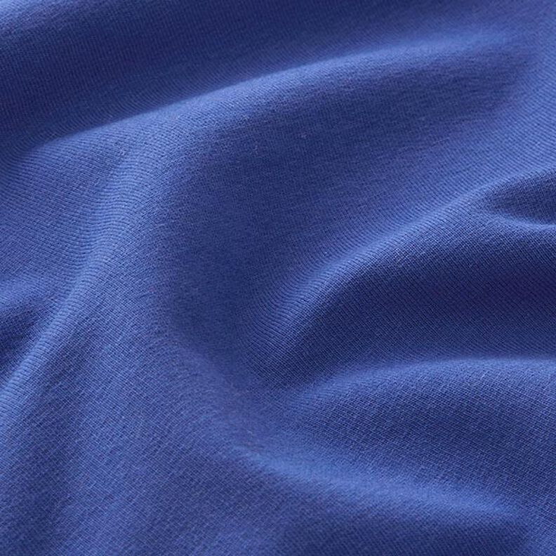 Molleton coton léger uni – indigo,  image number 4