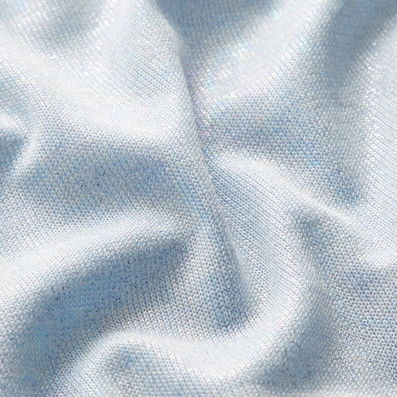 Tricot fin chiné effet brillant – bleu clair,  image number 3