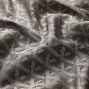 Tissu de doublure Jacquard Formes géométriques – gris, 