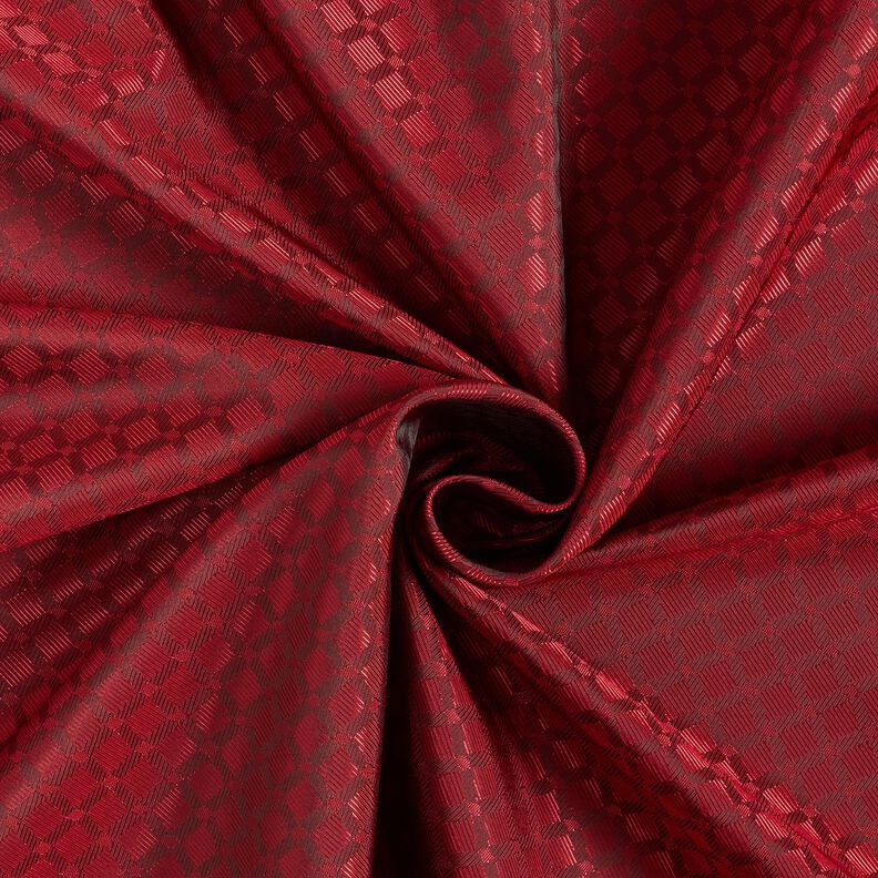 Tissu de doublure Jacquard Losanges – rouge,  image number 3