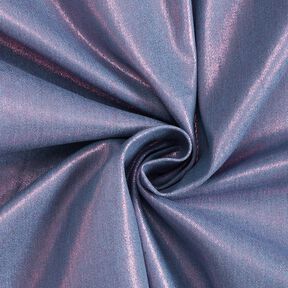 Denim stretch métallisé – gris bleu/rose intense, 