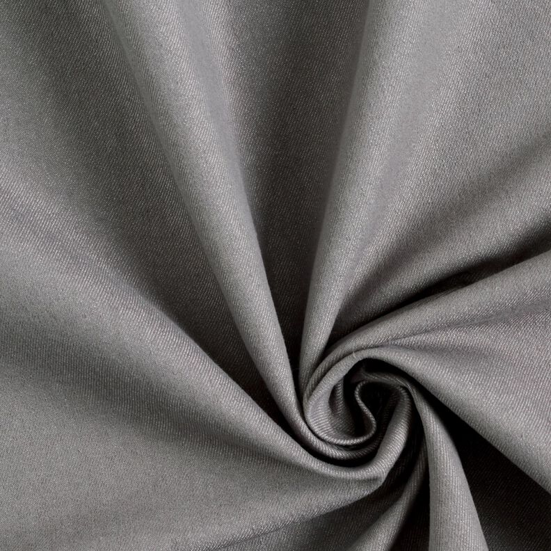 Denim de coton stretch mélangé moyen – gris,  image number 1