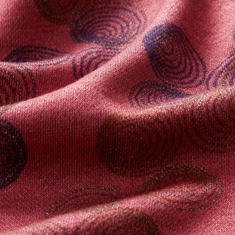 Jersey viscose Cercles colorés – mauve,  image number 2