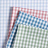 Tissu en coton Vichy à carreaux 1 cm – jean bleu clair/blanc,  thumbnail number 5