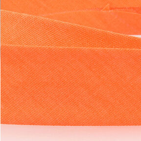 Biais Polycotton [20 mm] – orange néon, 