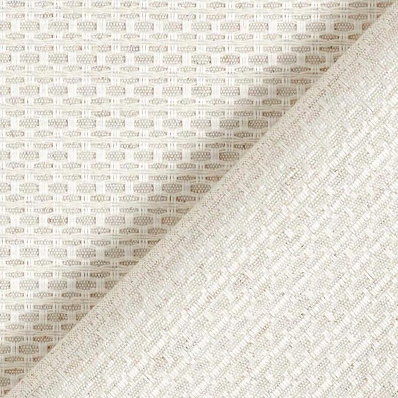 Tissu de décoration Jacquard Petites alvéoles – beige clair,  image number 3