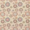 Tissu de décoration Gobelin Mandalas – beige clair/rose,  thumbnail number 1