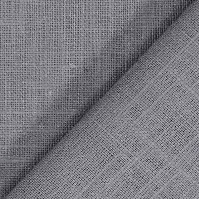 Tissu de lin en ramie mélangée medium – gris,  image number 4